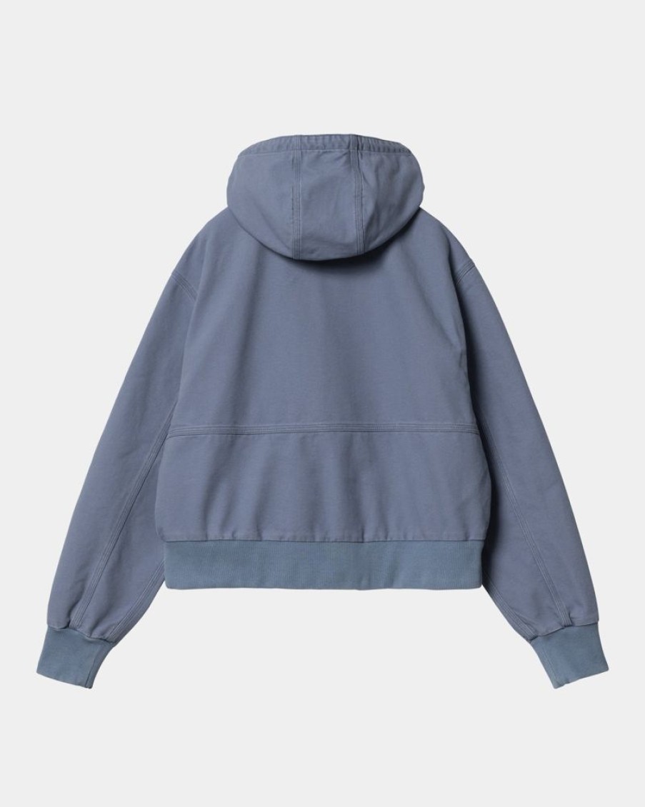 Kvinder Carhartt WIP | Amherst Jakke | Bay Blue (Aeldret Laerred)