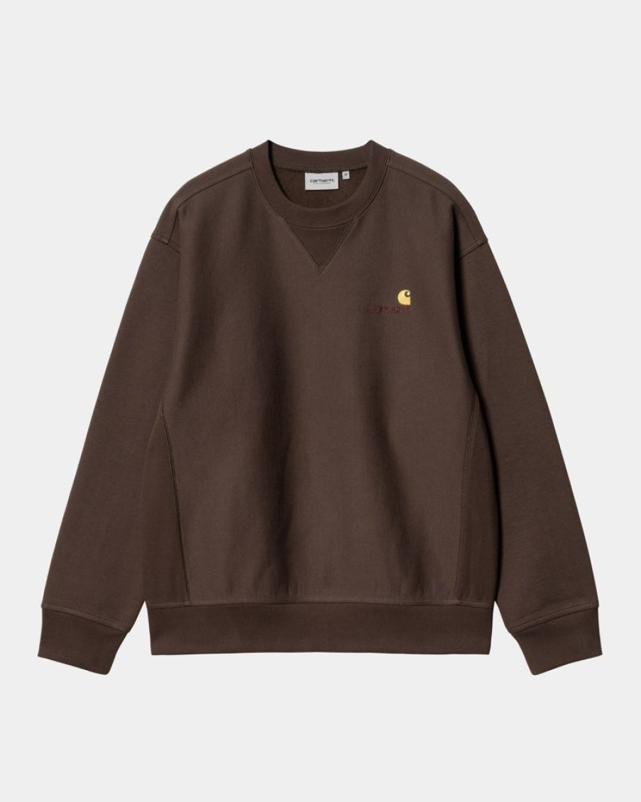 Maend Carhartt WIP | American Script Sweatshirt | Tobak