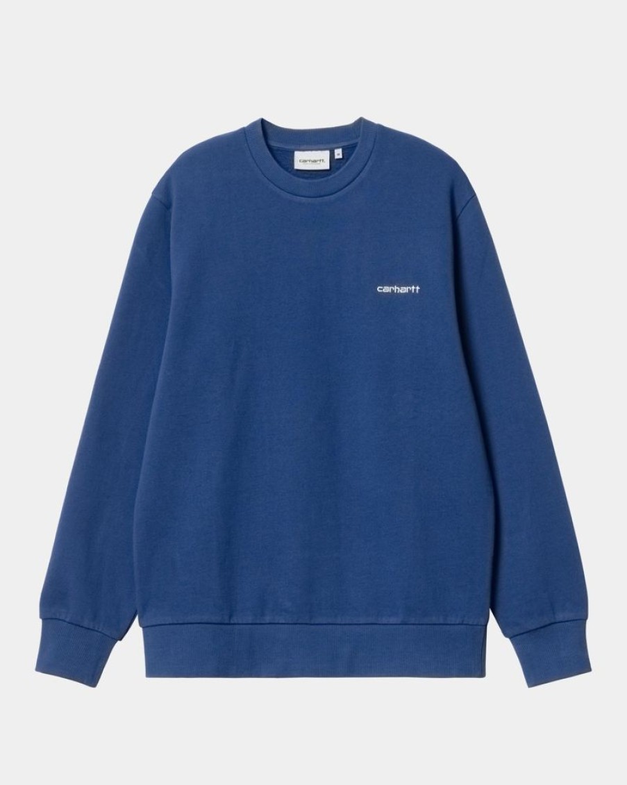 Maend Carhartt WIP | Script Broderi Sweatshirt | Aeldre