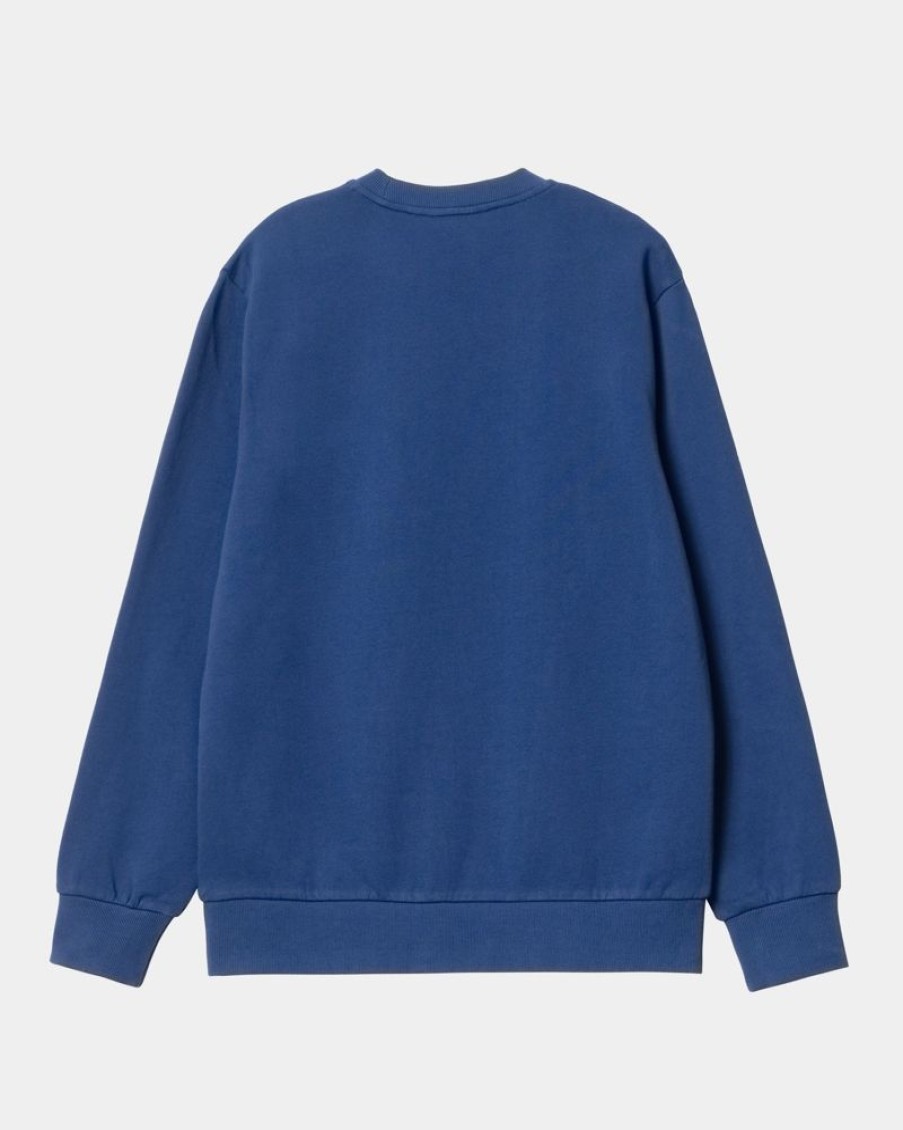 Maend Carhartt WIP | Script Broderi Sweatshirt | Aeldre