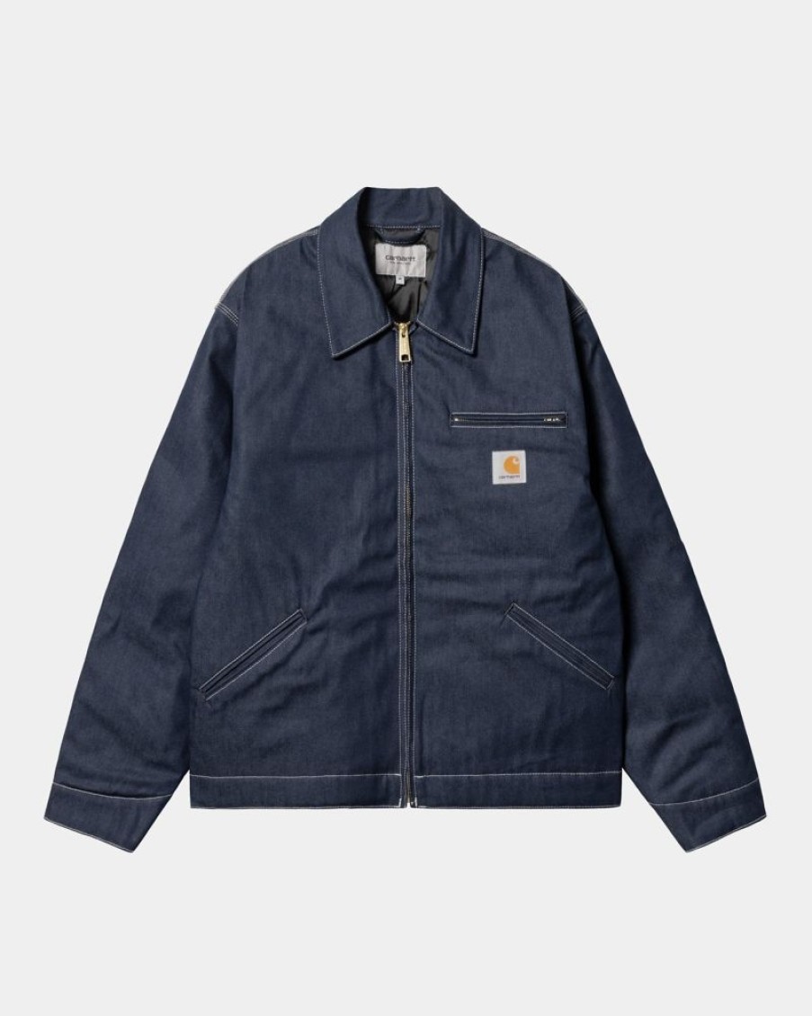 Maend Carhartt WIP | Og Detroit Jakke (Forar) | Bla (Stiv)