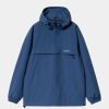 Maend Carhartt WIP | Windbreaker Pullover (Forar) | Aeldre / Hvid