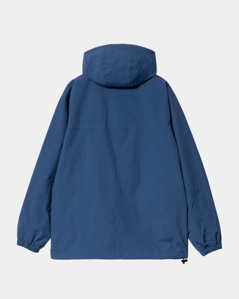 Maend Carhartt WIP | Windbreaker Pullover (Forar) | Aeldre / Hvid