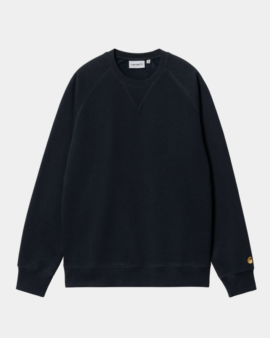 Maend Carhartt WIP | Chase Sweater | Dark Navy