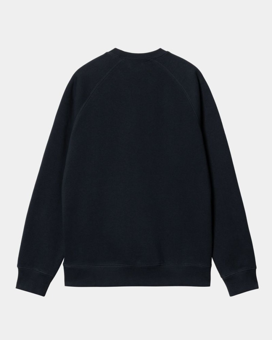 Maend Carhartt WIP | Chase Sweater | Dark Navy