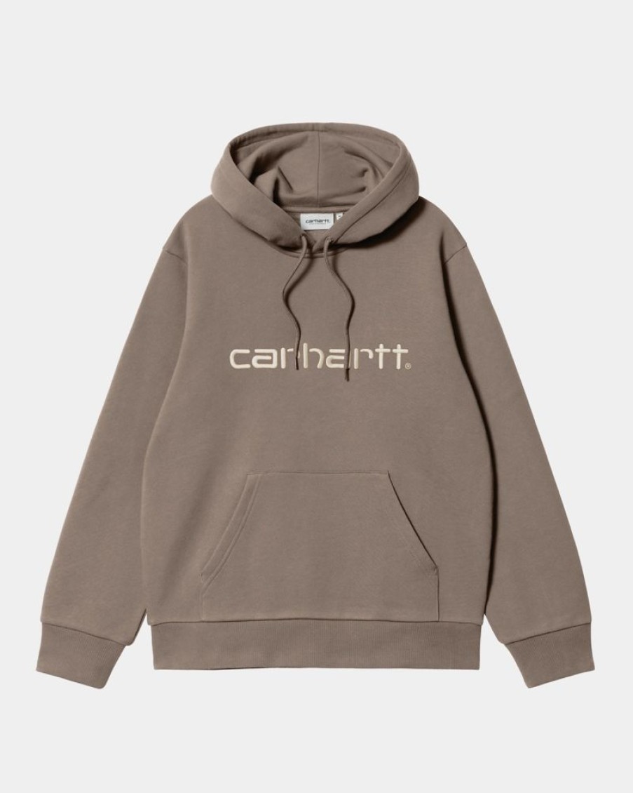 Maend Carhartt WIP | Carhartt Sweatshirt Med Haette | Gren / Rattan