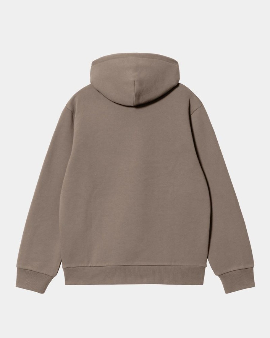 Maend Carhartt WIP | Carhartt Sweatshirt Med Haette | Gren / Rattan