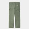 Maend Carhartt WIP | Single Knee Pant - Drill | Park (Beklaedningsgenstand Farvet)