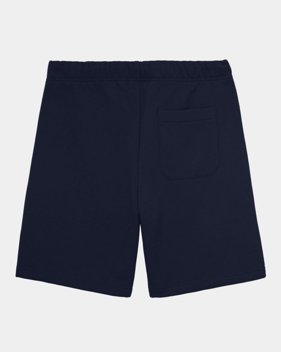 Maend Carhartt WIP | Chase Sweat Short | Dark Navy