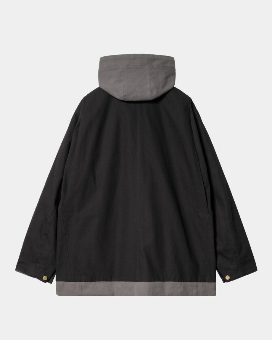 Maend Carhartt WIP | Sacai X Carhartt Wip Vendbar Andefrakke | Sort