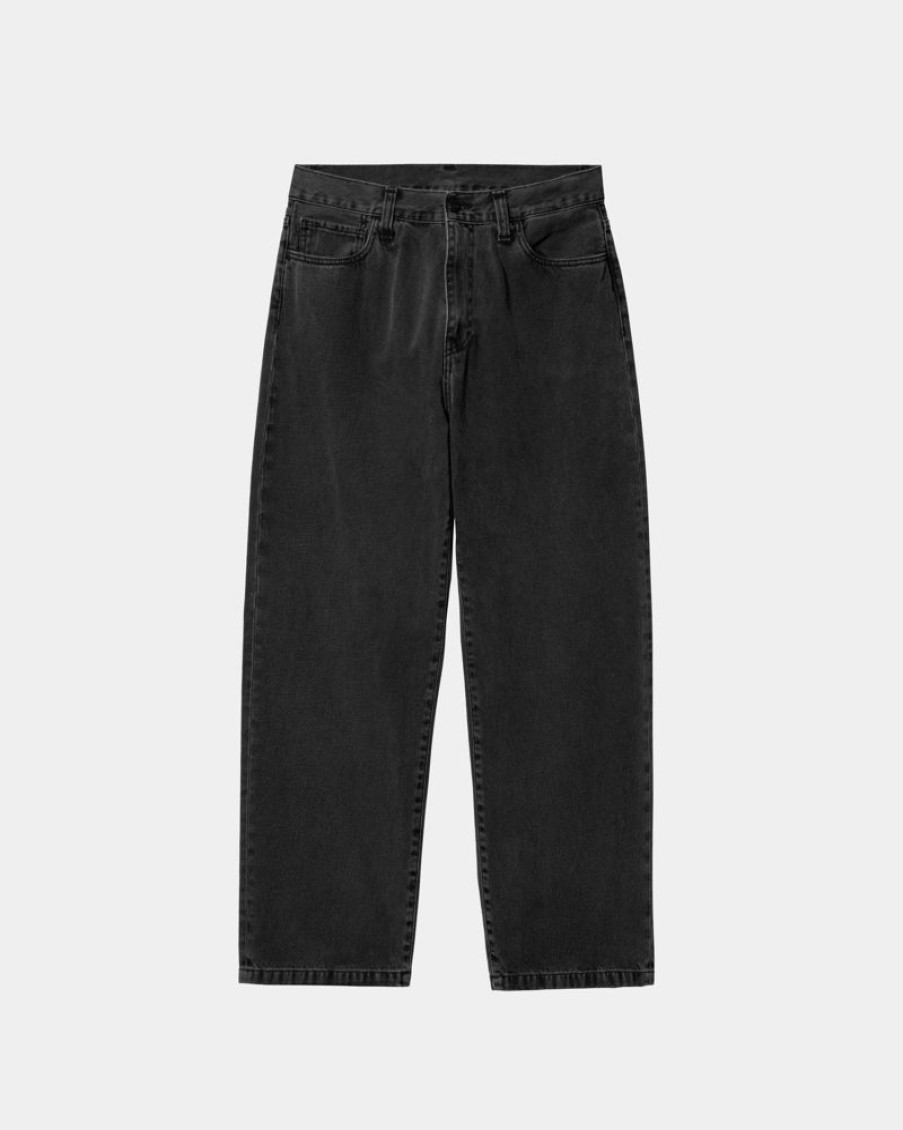 Maend Carhartt WIP | Landon Pant | Sort (Heavy Stone Vask)