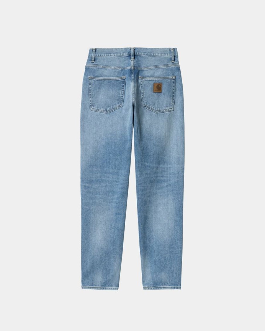 Maend Carhartt WIP | Klondike Pant - Maitland Denim | Bla (Let Brugt Vask)