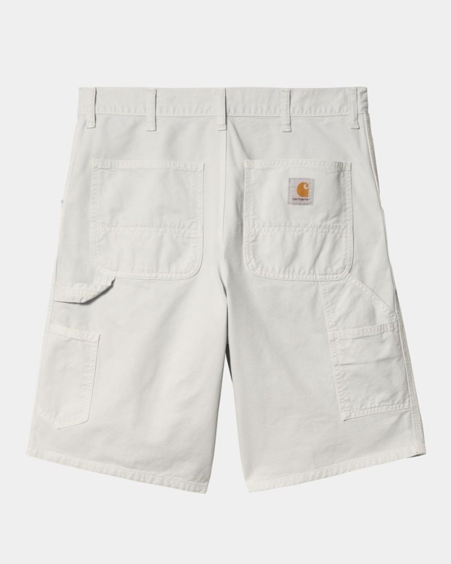 Maend Carhartt WIP | Enkelt Knae Kort - Boremaskine | Sonic Silver (Beklaedningsgenstand Farvet)